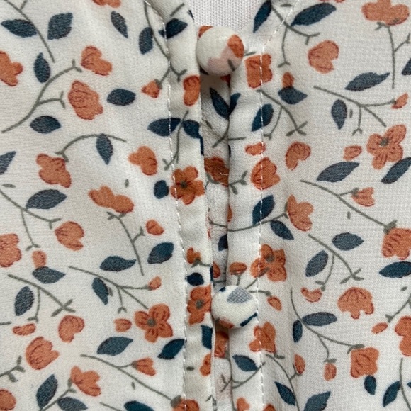 Sheer Dress Floral by Hayden Los Angeles | Large | Bridal | Wedding | Bohemian - Picture 4 of 10